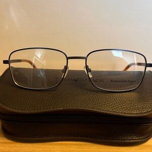Ermenegildo Zegna Dark Frame Eyeglasses